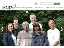 Tablet Screenshot of incita.no